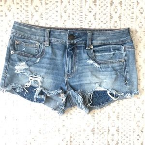 American Eagle Super Stretch Shortie Shorts